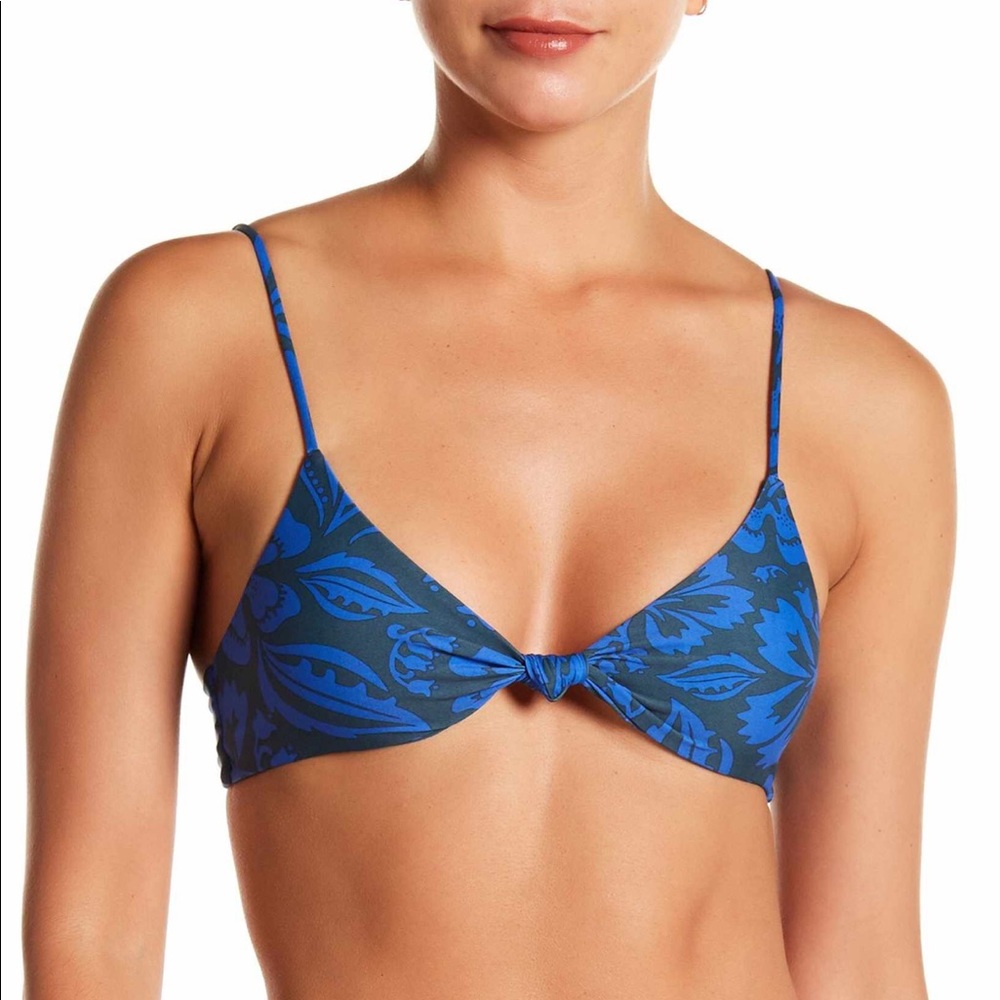 Mikoh Swim KALOKO Front Knot Bikini Top